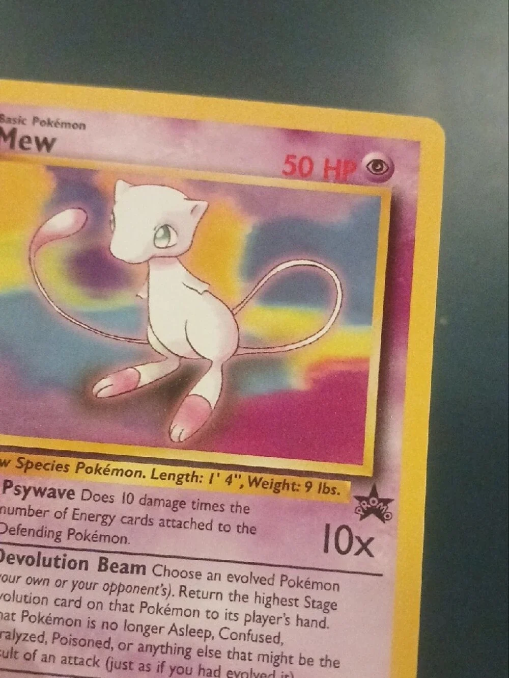 Pokemon Mew Black Star Promo Trading Card
